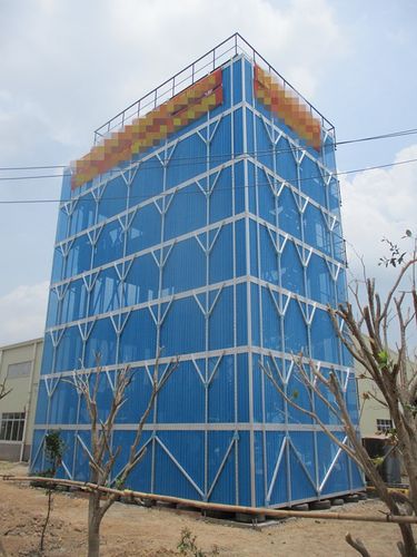 中心顺利完成某铝合金附着式升降脚手架型式试验现场检验工作